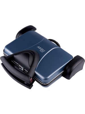 Aksu T22E Gusto Garanit Tost Makinesi 1800 W Mavi Renkli Granit Plaka ile Pratik Kullanım
