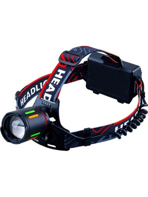 Bedotech Bd-62 10W Tg LED Alüminyum Alaşımlı Zoomlu Type-C Şarjlı Kafa Feneri