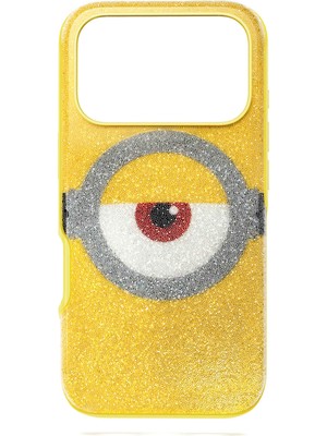 Swarovski High Akıllı Telefon Kılıfı Minyonlar Iphone 17 Pro Sarı
