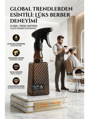 Prativas Berber Kuaför Su Spreyi Şişesi Profesyonel Saç Fısfısı 300 ml 723017 - PRTHBY1615-3172