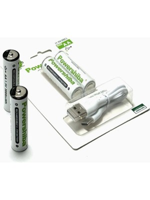 Şarj Edilebilir Pil Type-C Şarjlı Li-Ion Lityum Kalem Pil 2800MAH/1.5V/AA Şarjlı Pil