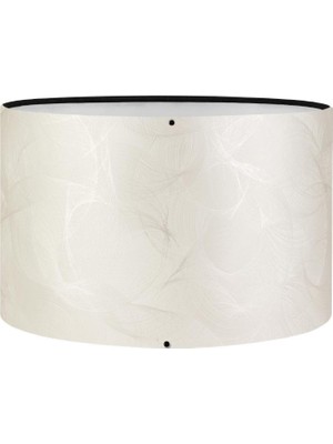 Art&Gift Krem Renkli Yedek Lambader Başlığı Kumaş Malzeme ile Şık Tasarım 38 cm UPVL AAG-1789