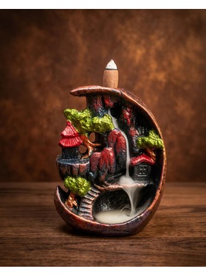 Tedi Sanat Tedisanat Ay Köprülü Geri Akış Şelale Tütsülük (10 Adet Geri Akış Tütsü Hediyeli)