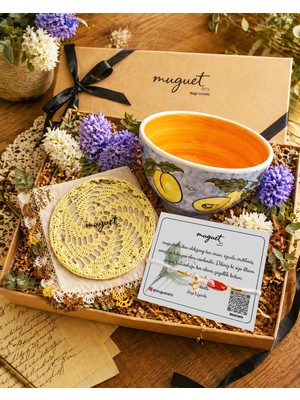Muguetarts Anneler Gününe Özel Sümbül Hediye Kutusu, %100 El Emeği Ürünler