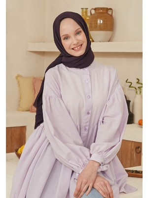 Fresh Scarfs Patlıcan Moru Bürümcük Şal