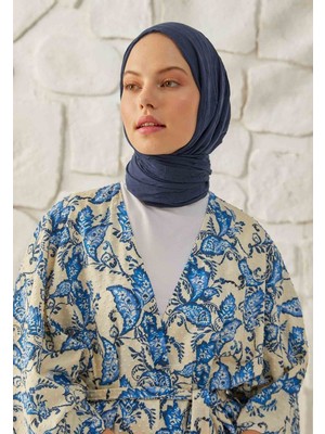 Fresh Scarfs Lacivert Bambu Şal