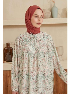 Fresh Scarfs Vintage Rose İnce Pamuk Vual Şal