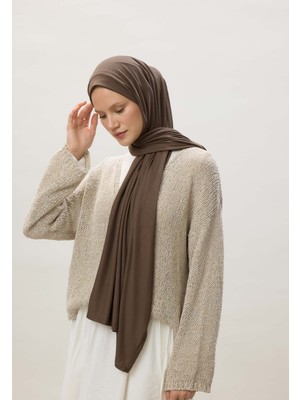 Fresh Scarfs Penye Şal Tozlu Kahve