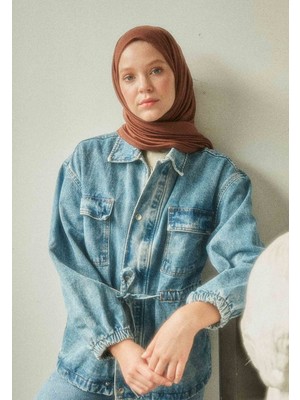 Fresh Scarfs Çikolata Kahve Penye Şal