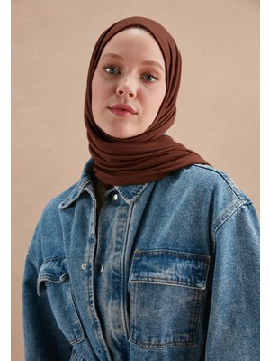 Fresh Scarfs Penye Şal Çikolata Kahve