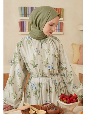 Fresh Scarfs Çağla Yeşili İnce Pamuk Vual Şal