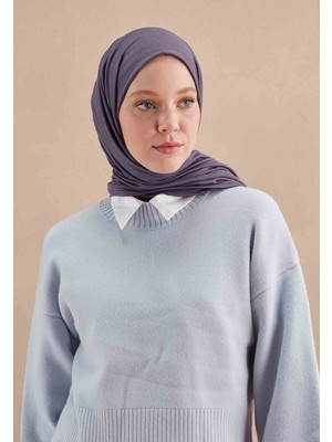 Fresh Scarfs Leylak Penye Şal