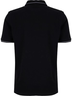 Jeep Siyah Erkek Polo T-Shirt J6SM-TST7395