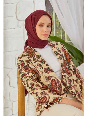 Fresh Scarfs Bordo Bambu Şal