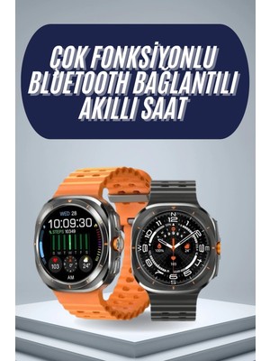 Uravas Store 2025 Model Gelişmiş Özellikli Nabız Sensörlü Spor Takibi Yapabilen Titreşimli Saat