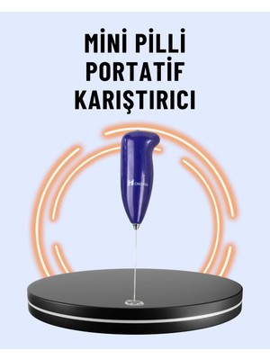 Uravas Store Portatif Kahve Köpürtücü – Latte, Cappuccino, Milkshake ve Puding Yapıcı