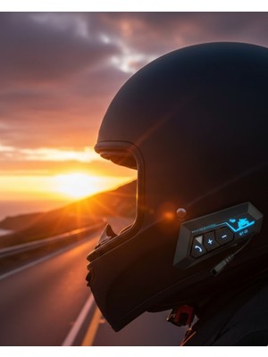 Uravas Store 15 20 Saat Müzik Süreli Kask Içi Bluetooth Kulaklık