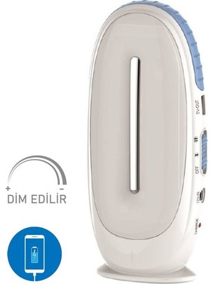 Cata Masaüstü Şarjlı Ledli Işıldak 6 W Dim Edilebilir Beyaz Renkli Dekoratif Özellik