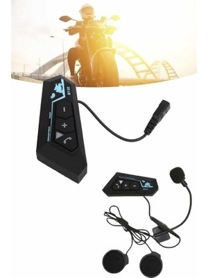 Uravas Store Bluetooth Kask Kulaklığı Intercom 5.0 Bluetooth Android ve Ios Uyumlu