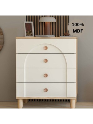 Comiet Papatya  4 Çekmeceli Mdf Şifonyer