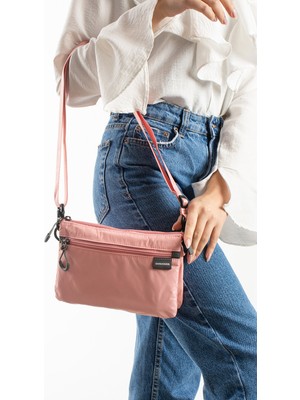 ÖZER-6021 Sanmorris Suya Dayanıklı Paraşüt Kumaş Çapraz Askılı Kadın Çantası