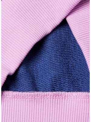 United Colors Of Benetton Lila Kız Çocuk Simli Sweatshirt 3J68C505U