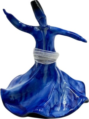Mevlana Bazaar Seramik Dekoratif Semazen Biblo 5 cm
