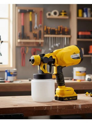 Uravas Store Kablosuz Püskürtme Tabanca Yüksek Performanslı Ev ve Atölye Kullanımı