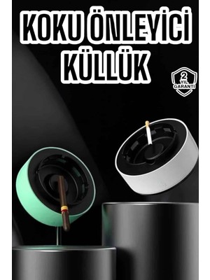 Uravas Store Mey Ithalat® Dumanı Içine Çeken Küllük Kokuyu Hapseden Küllük Akıllı Kokusuz Küllük