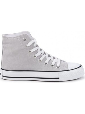 Ymn Ayakkabı Gri Bilekli Spor Ayakkabı Çocuk Sneaker
