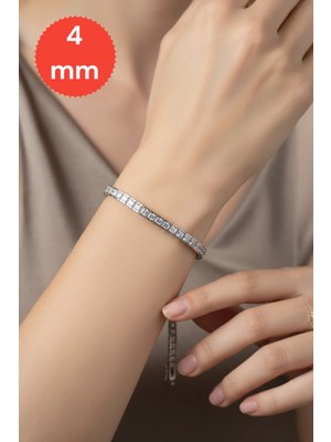 Moda Gümüş 925 Ayar Gümüş Su Yolu Kadın Bileklik