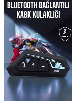 Uravas Store Kask Kulaklık Bluetooth Motosiklet Kulaklık Intercom Su Geçirmez