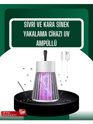 Uravas Store Kamp ve Bahçe Için Şarjlı Böcek Kovucu Lamba