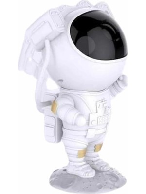 Uravas Store Astronot Şeklinde Bluetooth Hoparlör Gökyüzü Kumandalı Aydınlatma Lamba