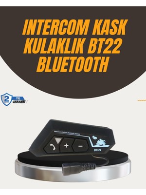 Uravas Store Su Geçirmez BT22 Bluetooth Kask Kulaklığı Gps ve Müzik Uyumlu