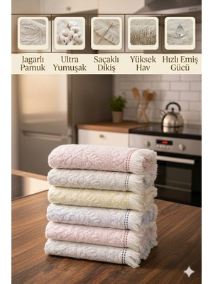 Bamirose 30 x 50 6 Lı Decoco Mutfak Havlusu