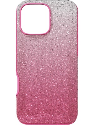 Swarovski High Akıllı Telefon Kılıfı Color Gradient Iphone® 16 Pro Max Pembe Std