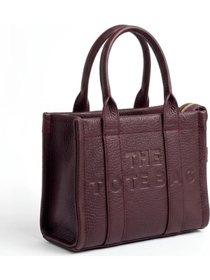 Satuna Kadın Deri Görünümlü Mini Tote Çanta - The Tote Bag Stili