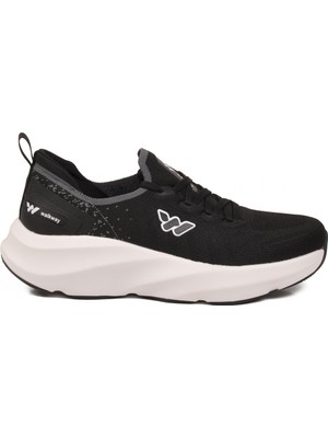 Walkway Siyah Beyaz Hafif Memory Foam Yumuşak Taban Erkek Spor Ayakkabı B25RA299 M