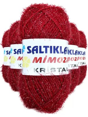 Royaleks Group 5 Adet Mimoza Kristal Işıltılı Şal Patik Yelek Ipi 24