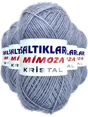 Royaleks Group 5 Adet Mimoza Kristal Işıltılı Şal Patik Yelek Ipi 06