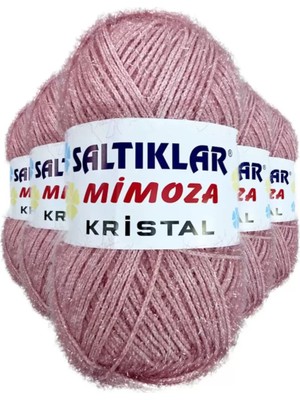 Royaleks Group 5 Adet Mimoza Kristal Işıltılı Şal Patik Yelek Ipi 38