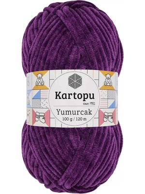 Royaleks Group Yumurcak Kadife El Örgü Ipi Açık Mor K719