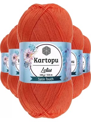 Royaleks Group 5 Adet Lotus Bikini Büstiyer Bluz Örgü Ipi  K211 Yavruağzı