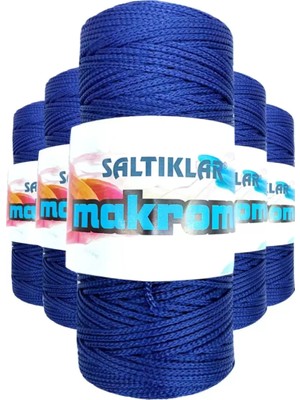 Royaleks Group 5 Adet Polyester Makrome Ipi 370 Lacivert 100 gr