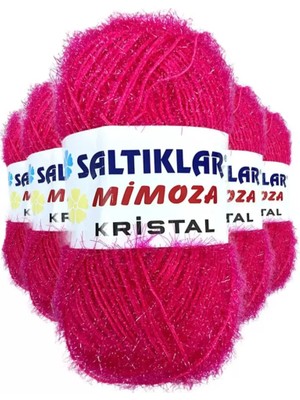 Royaleks Group 5 Adet Mimoza Kristal Işıltılı Şal Patik Yelek Ipi 21