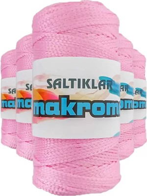 Royaleks Group 5 Adet Polyester Makrome Ipi 1545 Pembe 100 gr