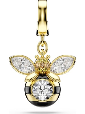 Swarovski Idyllia Charm Karışık Kesim Arı Çok Renkli Sarı Altın Rengi Kaplama