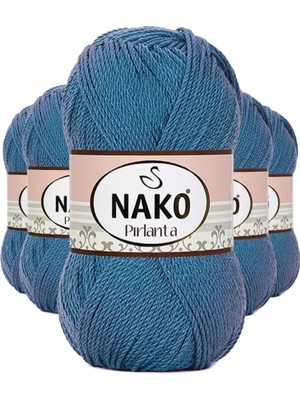 Royaleks Group 5 Adet Pırlanta Amigurumi El Örgü Ipi Yünü Turkuaz 3409