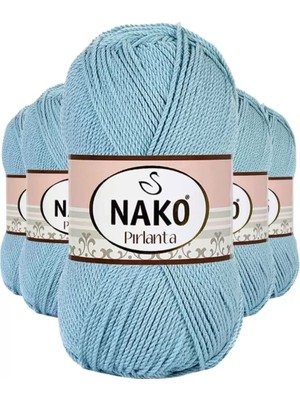 Royaleks Group 5 Adet Pırlanta Amigurumi El Örgü Ipi Yünü Azur 10482